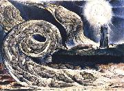 William Blake The Lovers' Whirlwind, Francesca da Rimini and Paolo Malatesta Sweden oil painting artist